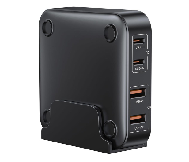 UNITEK Ładowarka biurkowa GaN 70W 2x USB-A 2x USB-C P1228ABK - 1221790 - zdjęcie 2